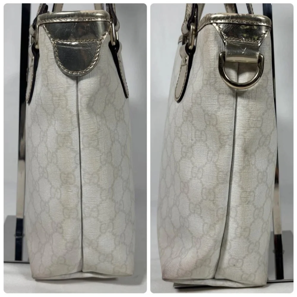 Gucci White and Silver Women's Bag - Picture 4 of 16